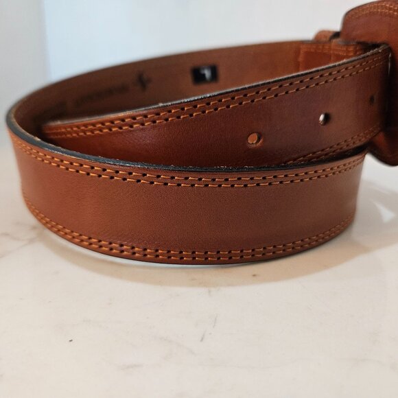 SportsCraft Womens Belt Large Made In Australia Cowhide Leather Brown Adjustable - Picture 7 of 8